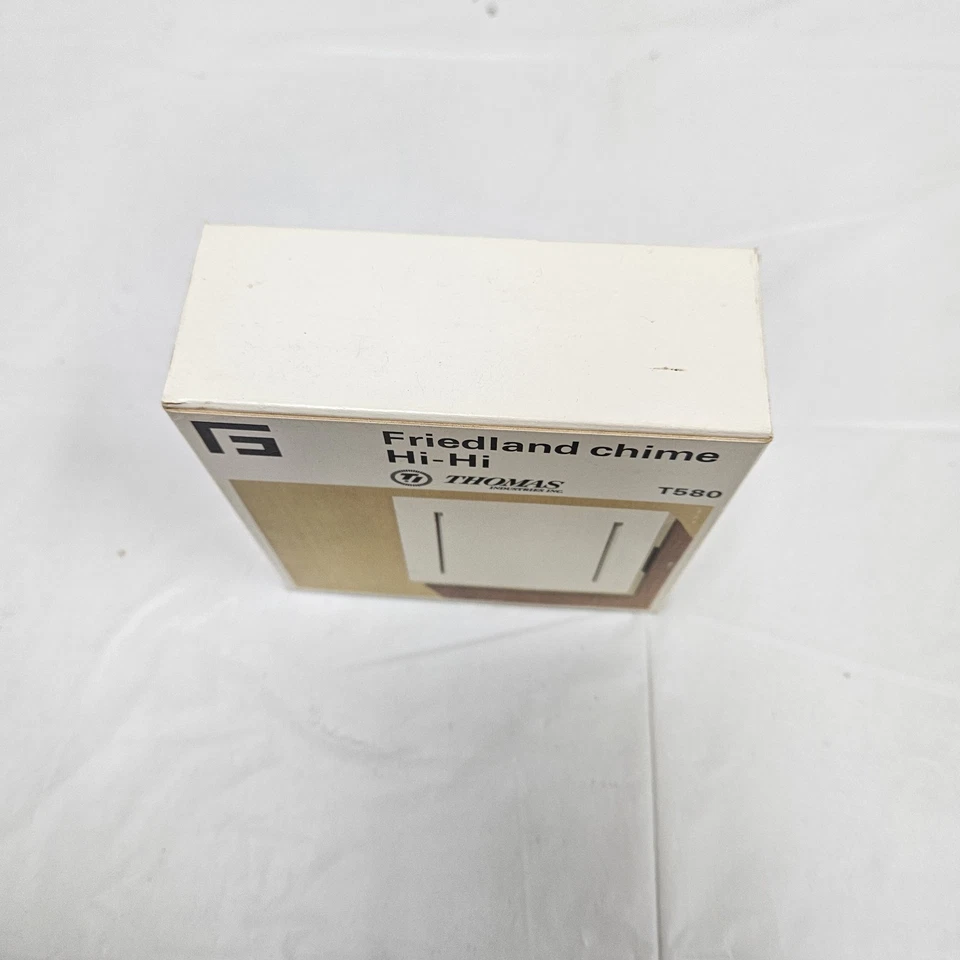 NUEVO TIMBRE DE PUERTA FRIEDLAND - TIMBRE FRIEDLAND VINTAGE AÑOS 70 Hi-Hi - T580 Nuevo de Lote Antiguo Foto 2 de 4