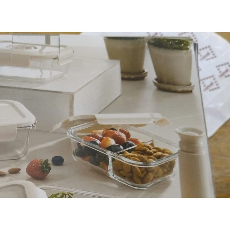 Contenitori Sottovuoto Vetro Borosilicato con Pompa BRANDANI Set 4 Ermetici, fotografia 3 di 9