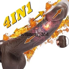 Telescopic-Thrusting-Vibrator-Prostate-Anal-Massage-Men-Women-Use-Lubricant