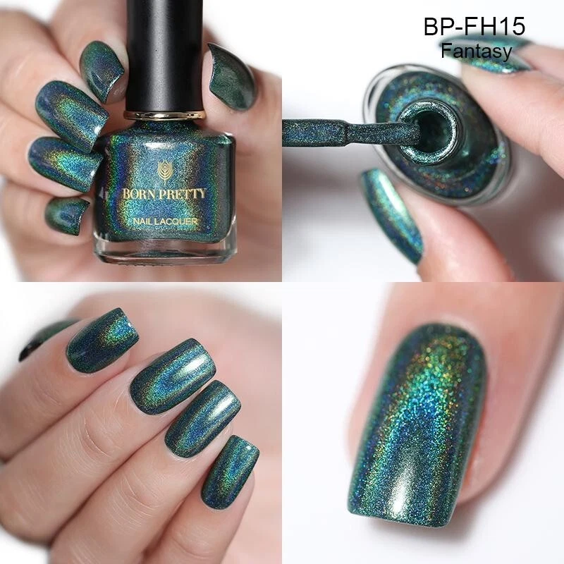 Hologramm Nagellack, BORN PRETTY FH15 Fantasy, neuester Trend. 7ml NEU.