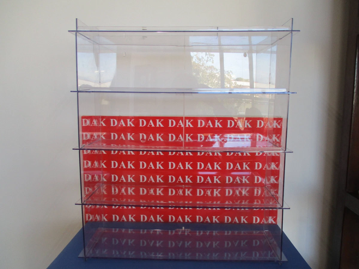 Modellauto Klarsichtbox Acryl Vitrine Mit Holzboden Lindenbraun Für 1