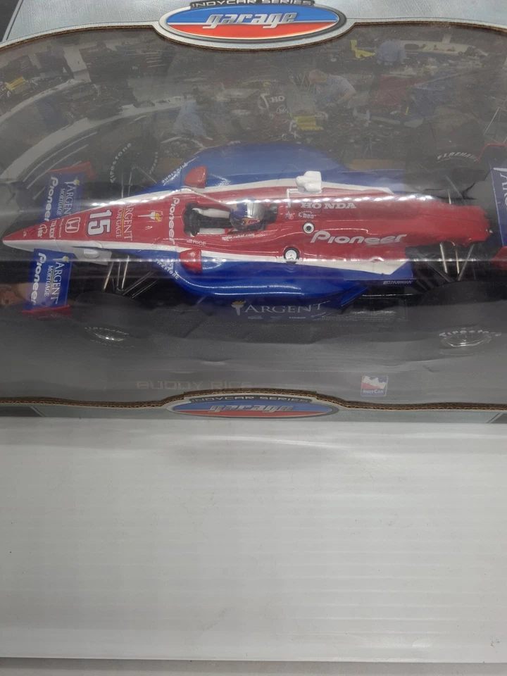 Greenlight 2005 Buddy Rice #15 Honda Argent Pioneer Indy 500 ganador 1:18 nuevo en caja Foto 4 de 4