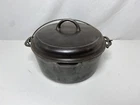 Vintage Antique Cast Iron Dutch Oven #8 Dutch Oven With Griswold Lid
