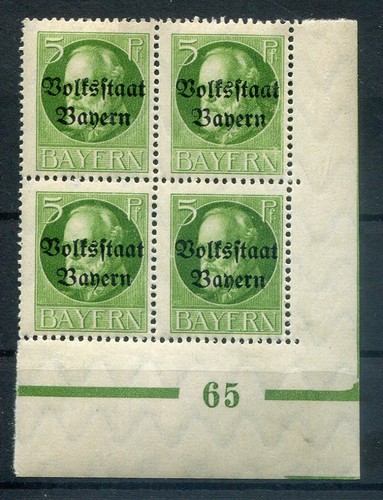 Bayern Plate Number 117 Unconditionally MNH Postfrisch (78675)