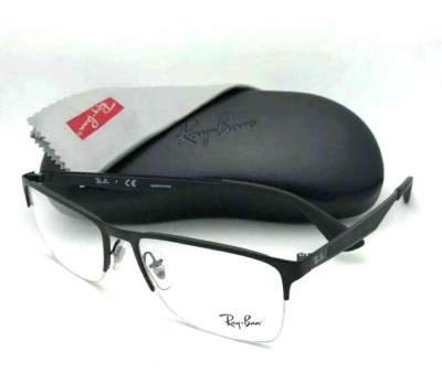 New RAY-BAN Eyeglasses RB 6335 2503 56-17 145 Semi Rimless  display picture 3