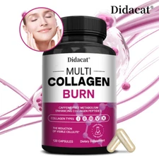 Multi Collagen Capsules - Maintain Skin Elasticity, Strong Nails, Hair Growth