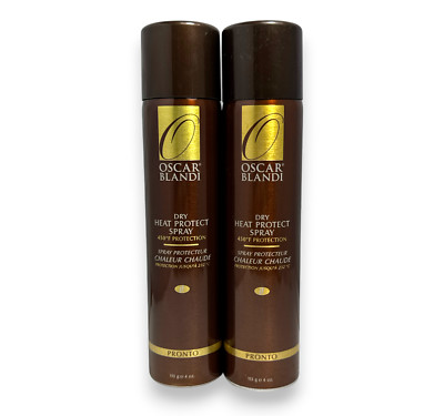 Oscar Blandi Dry Heat Protect Spray 450F Protection 113g/4oz. New; LOT OF 2