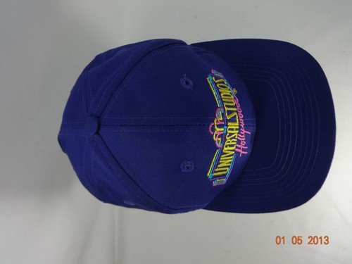 Universal Studios Hollywood Purple Marque Snapback Hat Vtg Movie Cap Souvenir - Picture 3 of 12