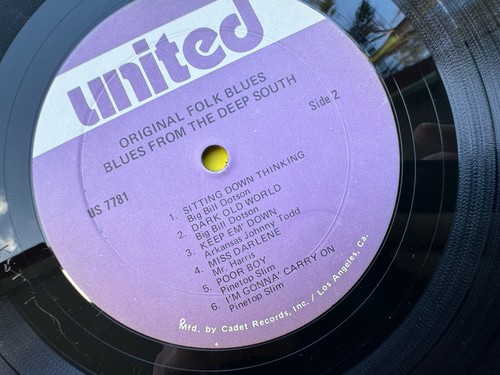 Original Folk Blues - Blues From The Deep South LP VINYL. NM Wax - Picture 5 of 5