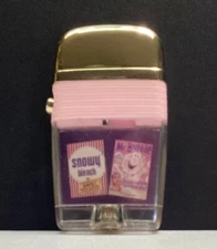 Vintage Scripto Goldenglow vu lighter - Mr. Bubble,Glass Wax.
