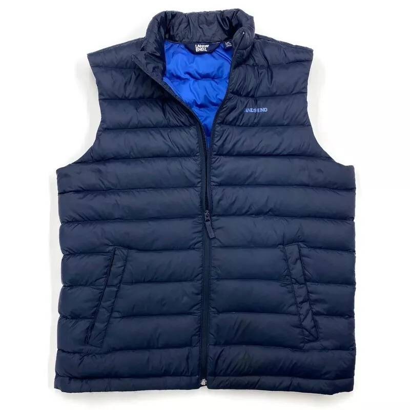 Lands end men's down cheap vest