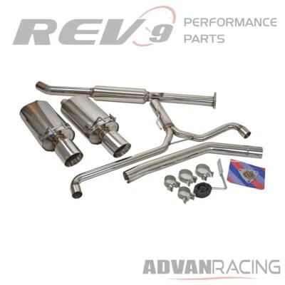 Rev9 FlowMAXX Stainless Cat-Back Exhaust Kit for Accord Sedan L4-2.4L 13-17 - Image 1 of 3