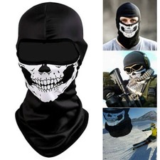 Men Women Skull Ghost Skeleton Balaclava Full Face Mask Cycling Cosplay Mask US