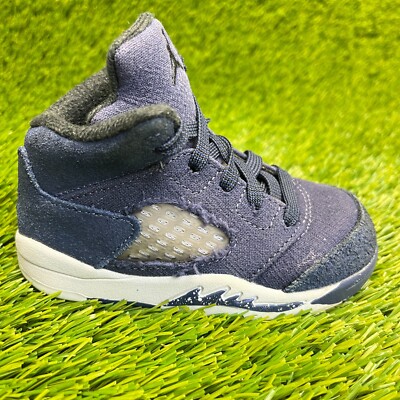 Nike Air Jordan Retro SE Toddler Size 6C Navy Blue Athletic