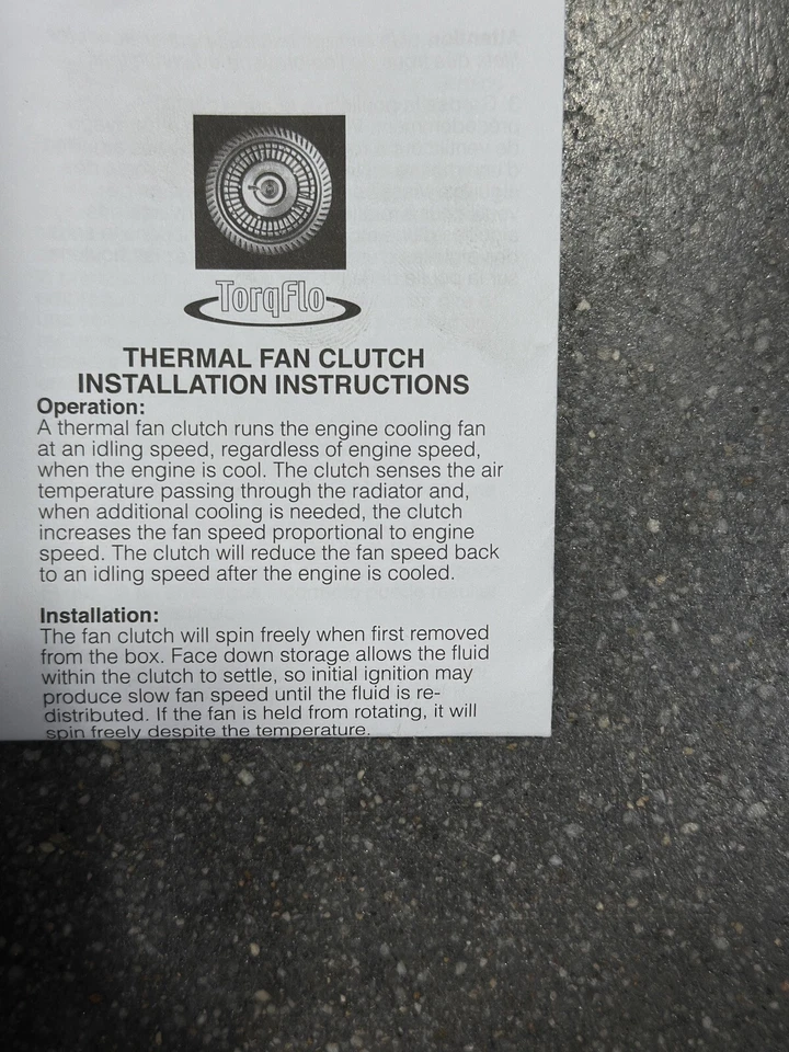 Ventilador de refrigeración del motor TorgFlo 36706 Foto 2 de 4