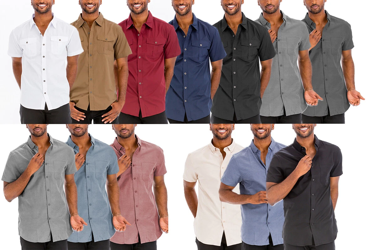 Mens short sleeve western dress shirts clearance
