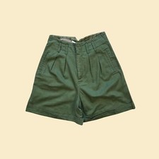 Vintage 90s The Limited dark green shorts, size 6 high waisted women's shorts