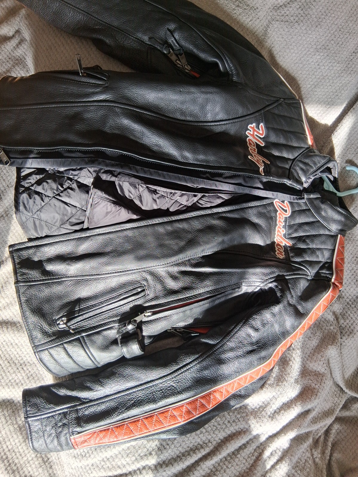 ORIGINAL AUTHENTIC NEW  HARLEY DAVIDSON women's  leather jacket medium image 9