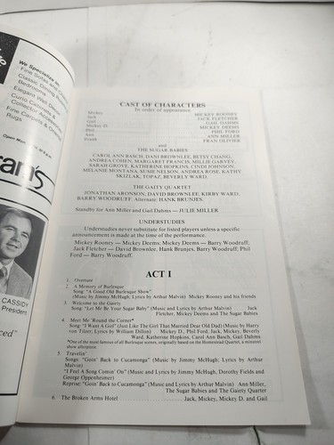 Souvenir Theater Program Mickey Rooney & Ann Miller in Sugar Babies Sacramento - Picture 6 of 7