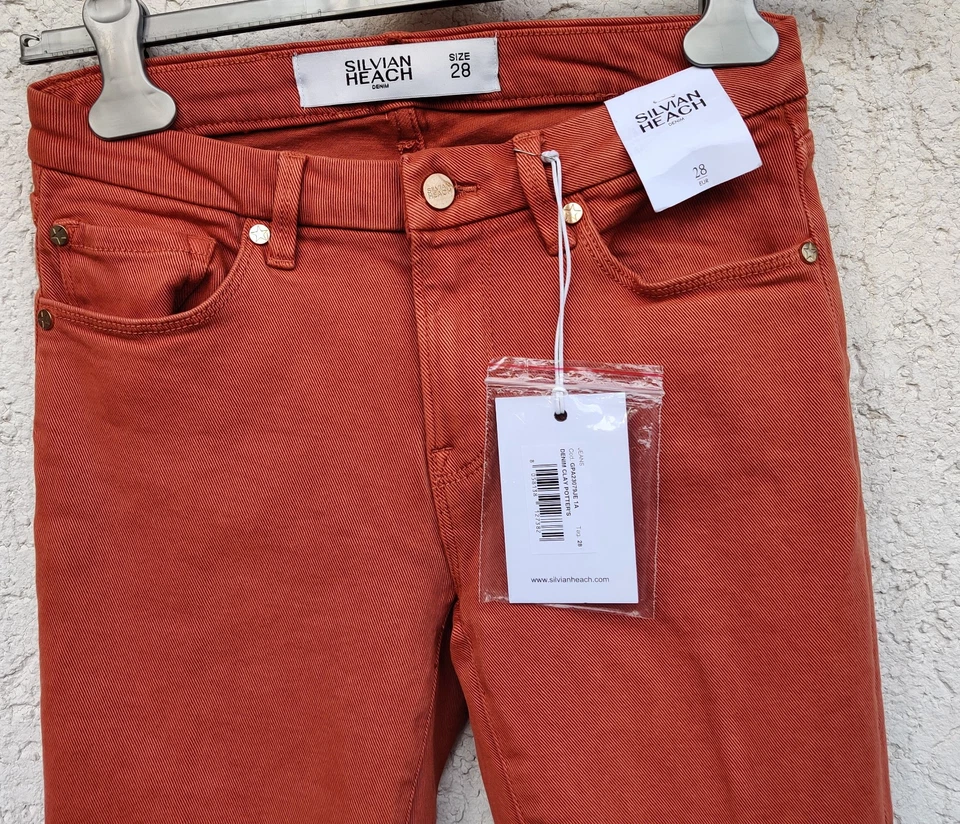 SILVIAN HEACH Denim Damen Jeans CLAY POTTER S EUR Gr.28 Rost Neu!! - Bild 4 von 4