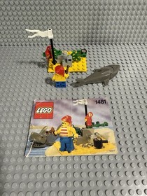 LEGO Pirates: Pirates Desert Island (1481) With Instructions