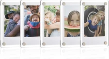 Acrylic Fridge Magnetic Frame, Double Sided Photo Refrigerator Magnet Picture