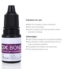 DENTEX DX Bond 5th Gen Dental Light Cure Dentin Enamel Resin Bonding Adhesive