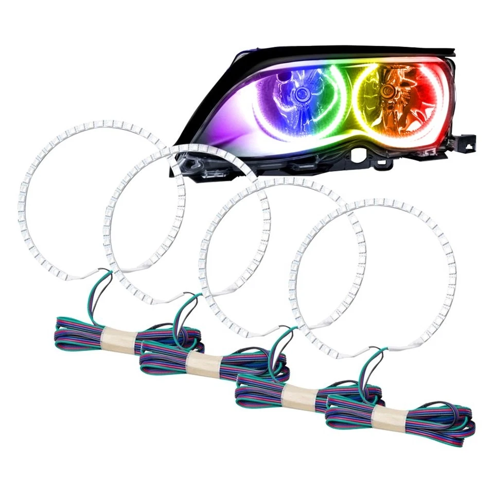 LED Halo Headlights Factory Surface Add On Custom Lights ColorSHIFT 2214-330 Foto 2 de 4