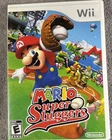 Mario Super Sluggers (Nintendo Wii, 2008) Complete W/ Manual- Tested & Working