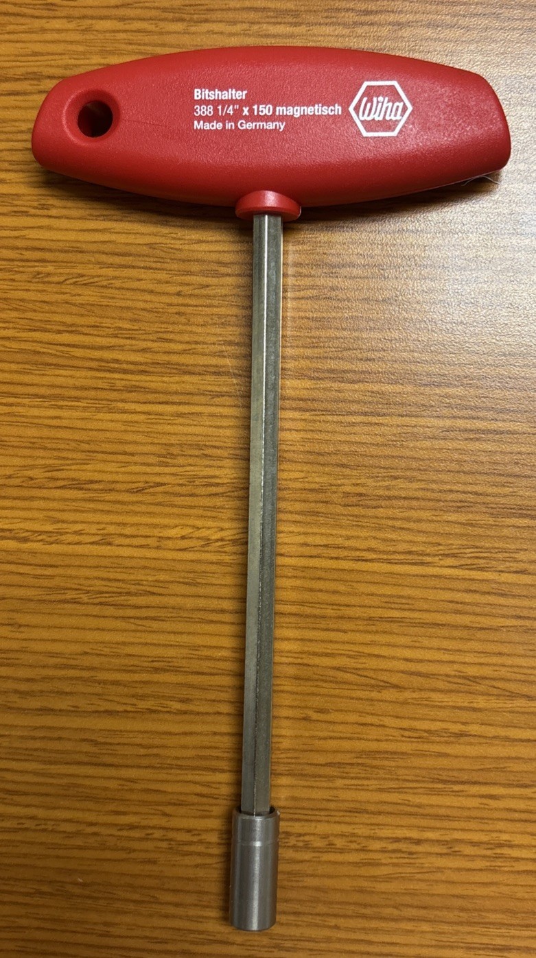 Wiha 38800 T-Handle Magnetic 1/4