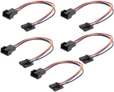 5Pcs 5Pin to 4Pin Fan Connector Adapter Converter Extension Cable Wire Brand: Wi