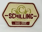 Schilling & Company Hard Cider Metal Tin Sign Vintage Bar Pub Wall Decor 17x11.5