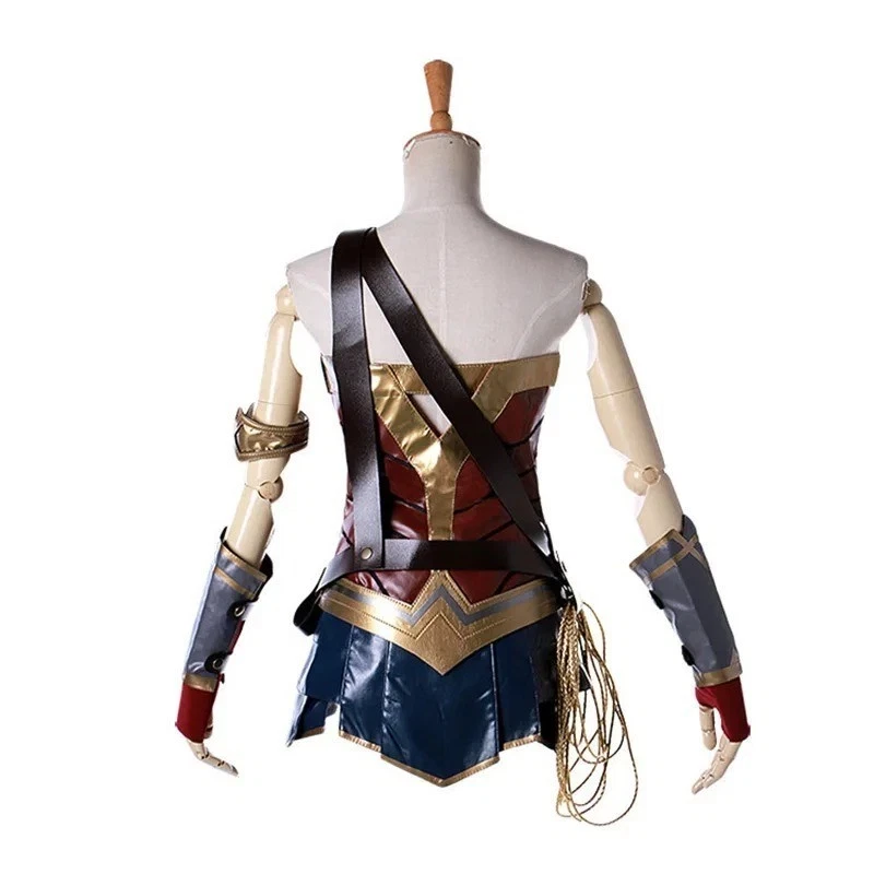 Roupa cosplay fantasia de Halloween europeia e americana da Mulher Maravilha RPG0 - Imagem 4 de 4