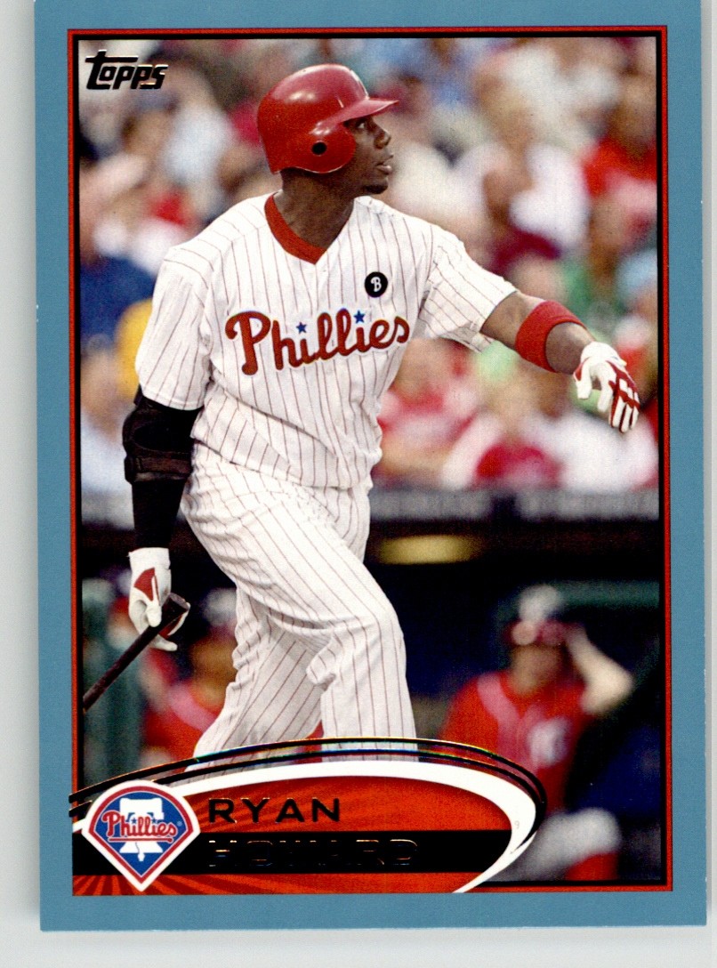 Ryan Howard 2012 Topps Blue 280 Philadelphia Phillies