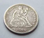 1890 seated liberty dime