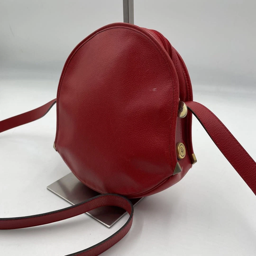 Sac bandoulière Christian Dior trotteur rouge