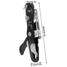 Klettern Abseilger&auml;t Seilklemme Selbstbremsen Greif Aluminium Magnesium