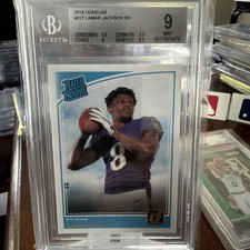 2018 Panini Donruss - Rated Rookie Lamar Jackson #317 (RC)