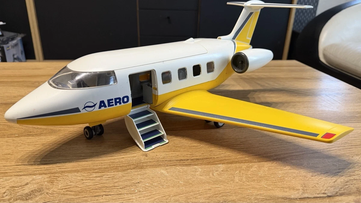 Playmobil Aéroport 3187 - Vintage City - Avion Avec Chiens - Occasion