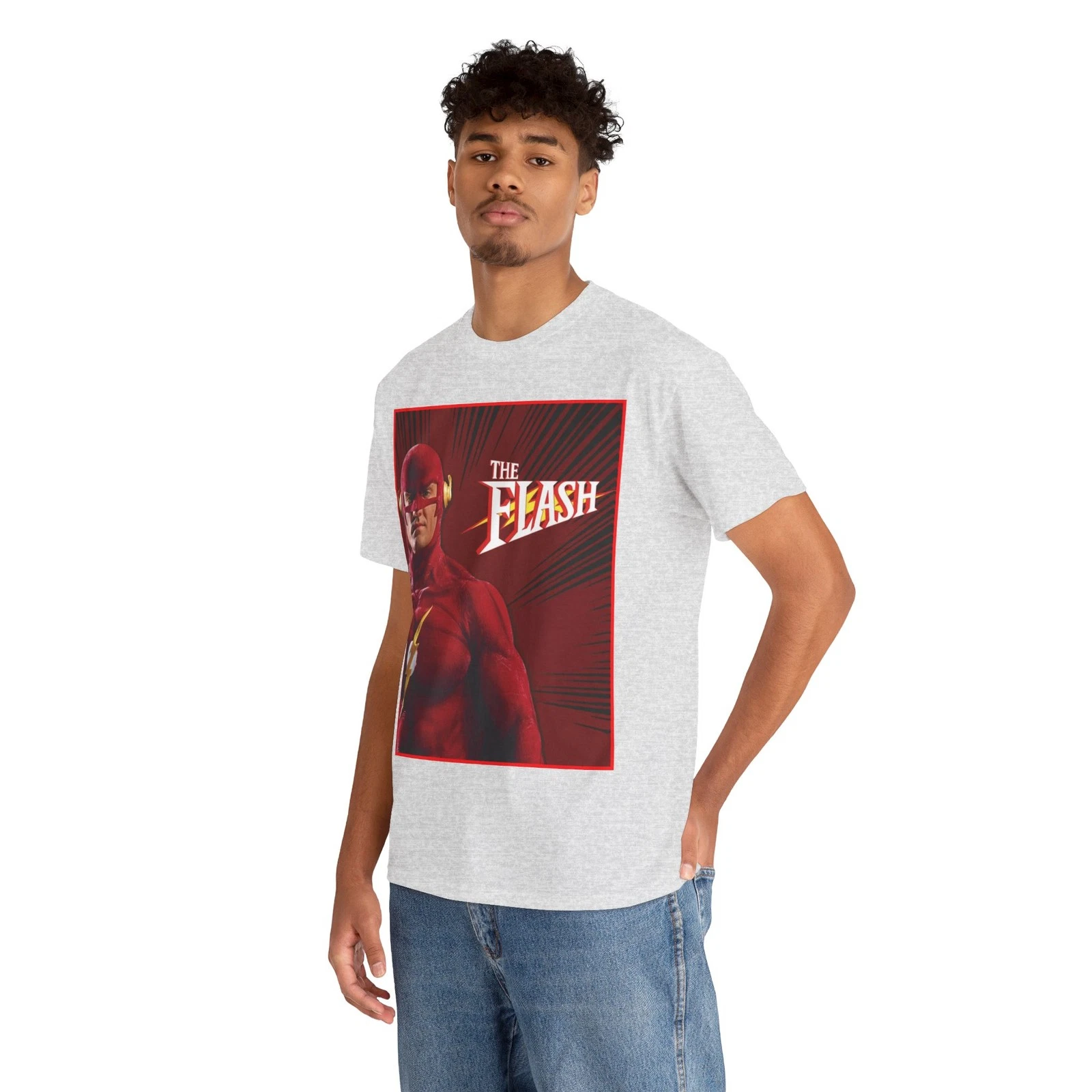 Flash T-Shirt - John Wesley Shipp - DC Comics 1990s TV Series - Barry Allen
