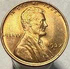 1937 D Lincoln Wheat Cent Choice BU RD T322