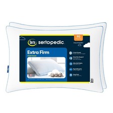 pedic Extra Firm Pillow, Standard/Queen, 2 Pack, Hypoallergenic