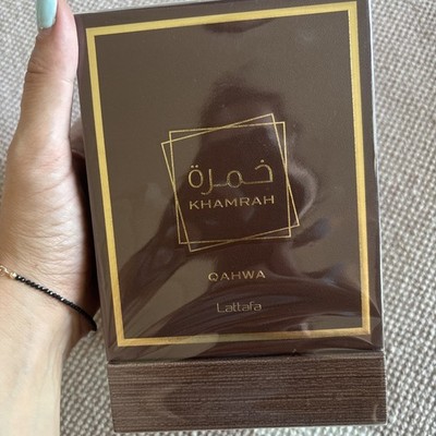 Khamrah QAHWA EAU DE Parfum By Lattafa 3.4 EDP New ARABIC PERFUME