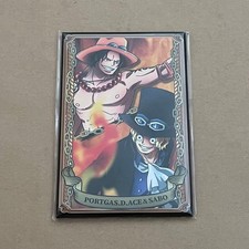 One Piece Ace Sabo Magnet Character Fridge Magnet Waterproof Official Anime Gif