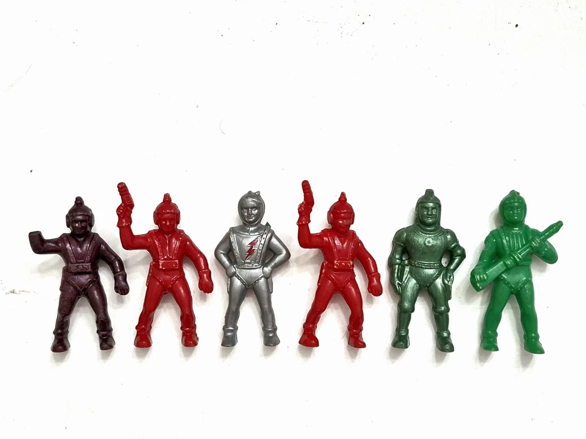 Lot 3 Figurines Spacemen Archer USA 1950 - 10cm - Espace Vintage - Super état
