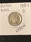 1918-S Buffalo Nickel  G