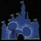 DLR Partners Statue Castles Wave B Hidden Mickey 2025 Disney Pin 174810