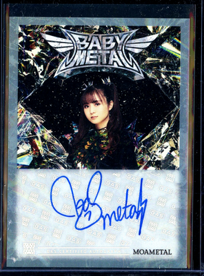 BABYMETAL x GAS Metal Forth COMPLEX MOAMETAL AUTO AUTOGRAPH SIGNED