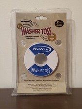 Halex Washer Toss Set of 4 Replacement Washers - 2.5" 6.3cm - White / Blue
