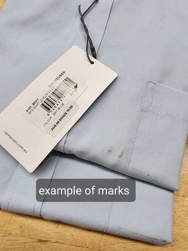 Mens Business Van Heusen MOVE Work Shirt,Button Thru Designer, Long Sleeve#36534 - Picture 14 of 36